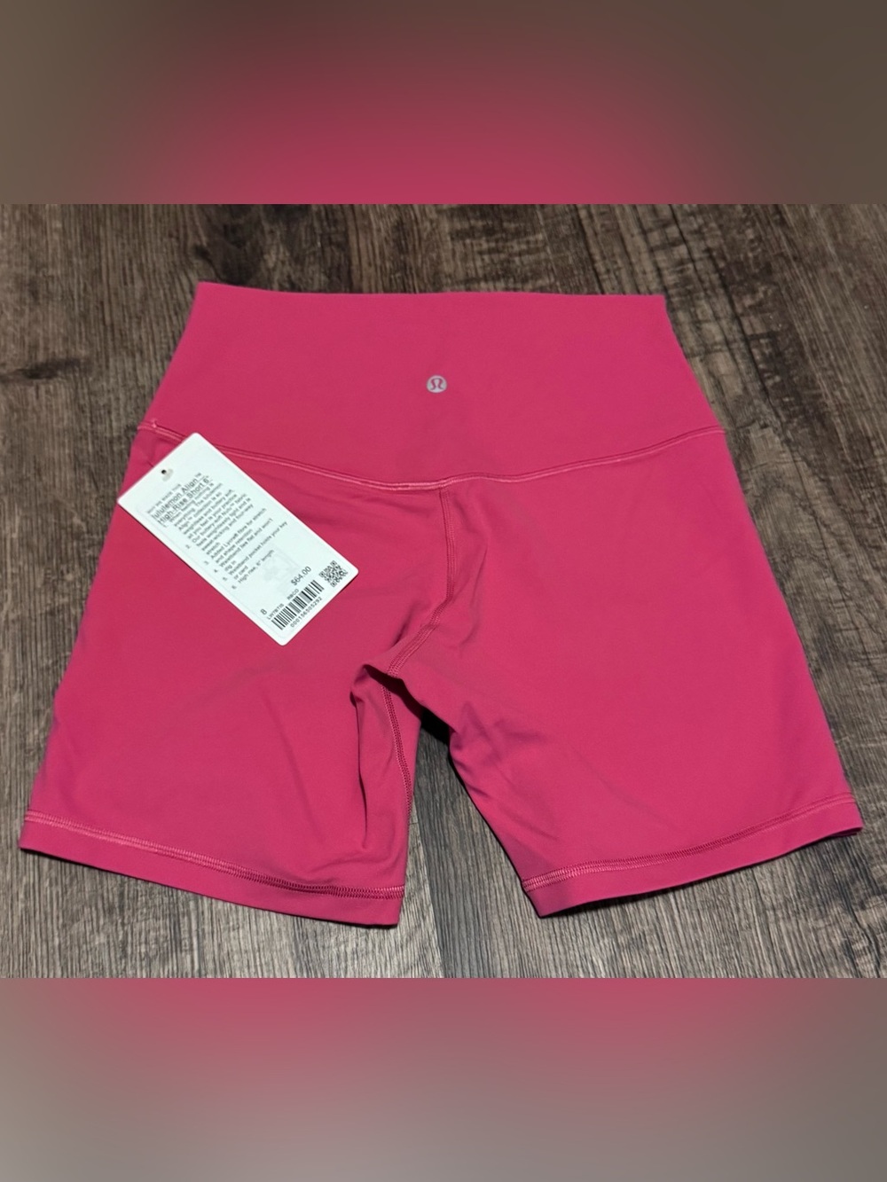Lululemon Align High Rise Short 6” - Raspberry Coulis - Picture 2 of 3